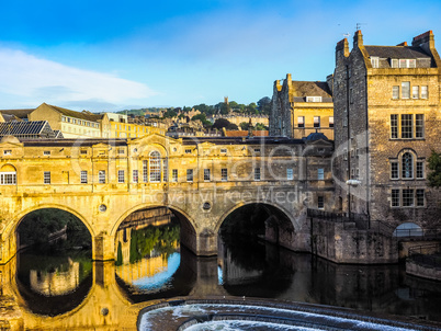 HDR Pulteney Bridge in Bath