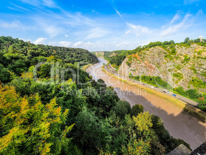 HDR River Avon Gorge in Bristol