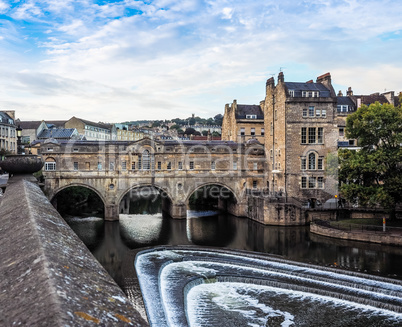 HDR Pulteney Bridge in Bath