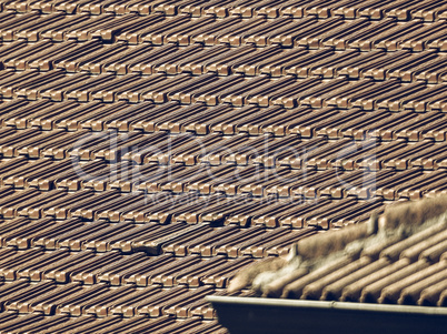 Vintage looking Roof tiles