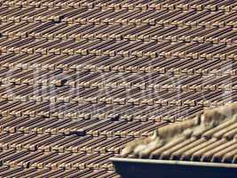 Vintage looking Roof tiles