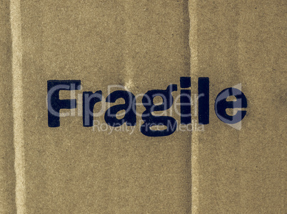 Vintage looking Corrugated cardboard