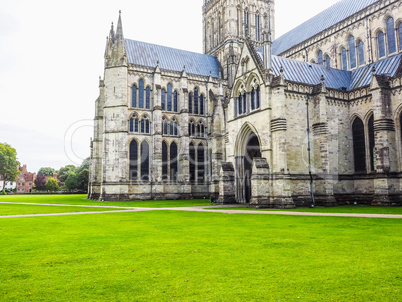 HDR Salisbury Cathedral in Salisbury