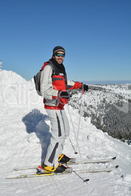 Healthy lifestyle, winter recreation