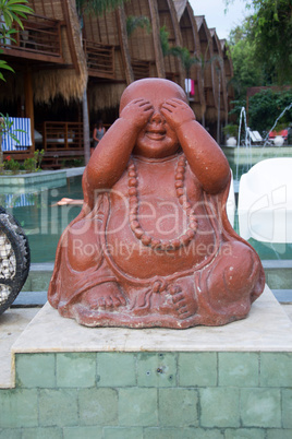 lustige buddha figur