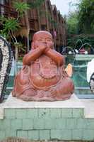 lustige buddha figur