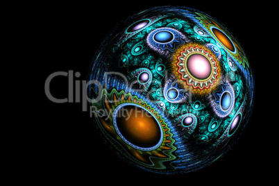 Fractal image: "Magic ball"