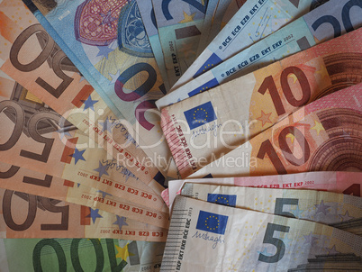 Euro (EUR) notes and coins, European Union (EU)