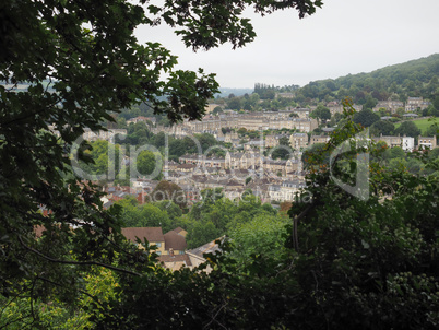 View of the city of Bath