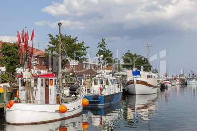 Fischerhafen in Heiligenhafen, Schleswig-Holstein, Deutschland