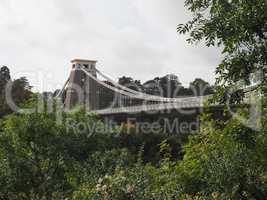 Clifton Suspension Bridge in Bristol