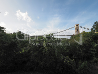 Clifton Suspension Bridge in Bristol