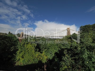 Clifton Suspension Bridge in Bristol