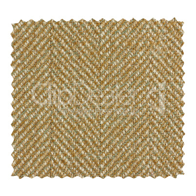 Brown zigzag fabric sample
