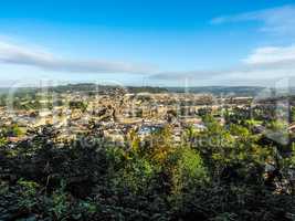 HDR Aerial view of Bath