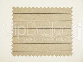 Vintage looking Brown paper sample