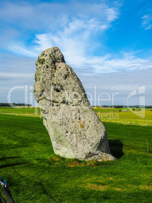 HDR Stonehenge monument in Amesbury