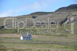 Kapelle am Breidafjördur auf Island