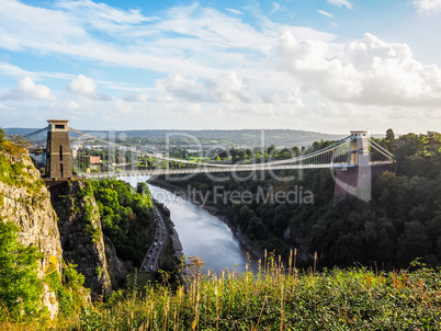 HDR Clifton Suspension Bridge in Bristol