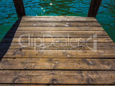 A wooden pier HDR