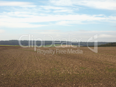 English country panorama in Salisbury