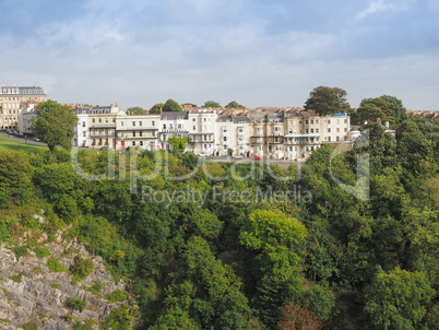 View of the city of Bristol