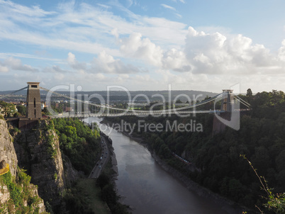 Clifton Suspension Bridge in Bristol