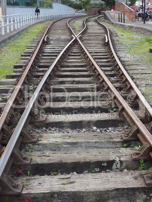 Railway track detail