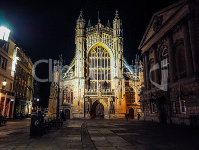 HDR Bath Abbey in Bath