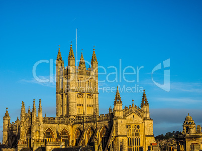 HDR Bath Abbey in Bath