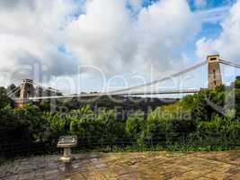 HDR Clifton Suspension Bridge in Bristol