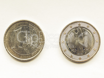 Vintage German Euro coin