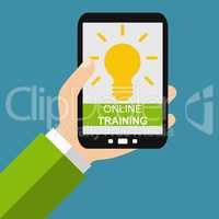 Online Training auf dem Smartphone