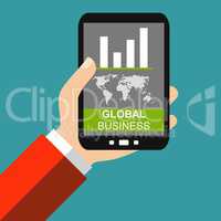 Global Business mit dem Smartphone