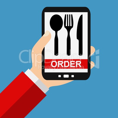 Essen bestellen und liefern lassen mit dem Smartphone