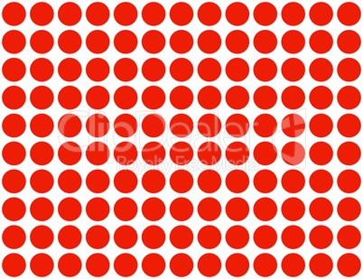 Rote Punkte auf weißem Hintergrund - nahtlos