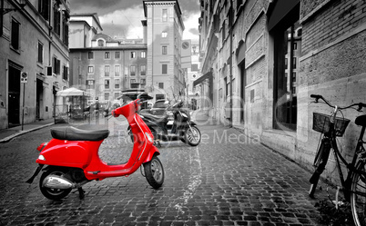 Motorbike in Rome