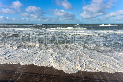 sea, storm, water, sun, beach, sand, wave