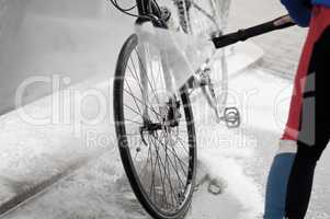 to wash the bike
