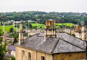 HDR View of the city of Bath