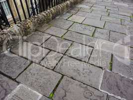 HDR Grey stone floor background