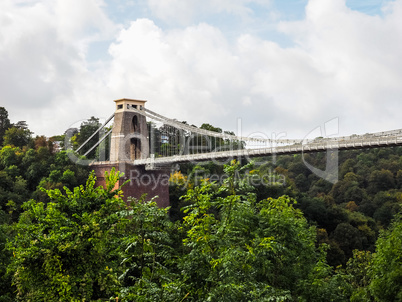 HDR Clifton Suspension Bridge in Bristol