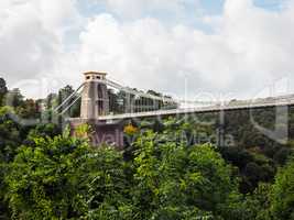 HDR Clifton Suspension Bridge in Bristol