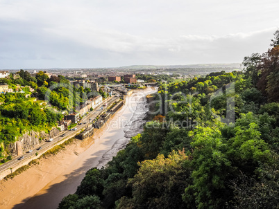 HDR River Avon Gorge in Bristol