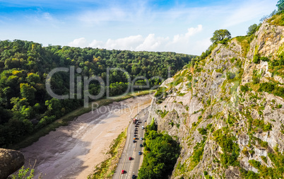 HDR River Avon Gorge in Bristol