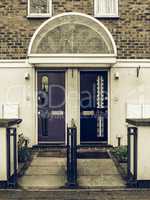 Vintage looking British Doors