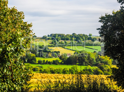 HDR Old Sarum in Salisbury