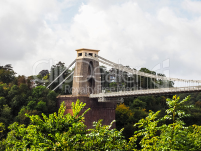 HDR Clifton Suspension Bridge in Bristol