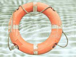 Vintage looking Life buoy