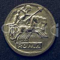 Vintage Roman coin